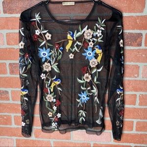 ZARA long sleeve blouse size S